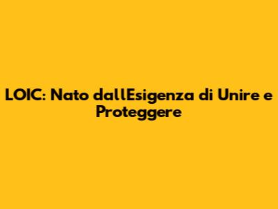 L'OIC: Nato dall'Esigenza di Unire e Proteggere