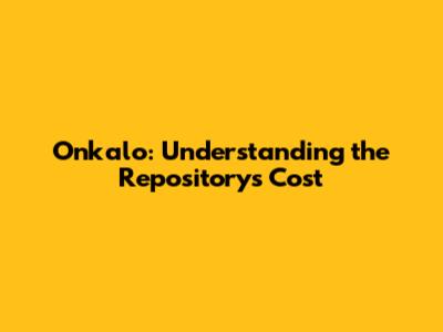 Onkalo: Understanding the Repository's Cost