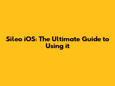 Sileo iOS: The Ultimate Guide to Using it