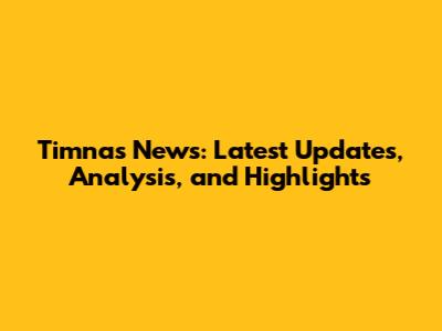 Timnas News: Latest Updates, Analysis, and Highlights
