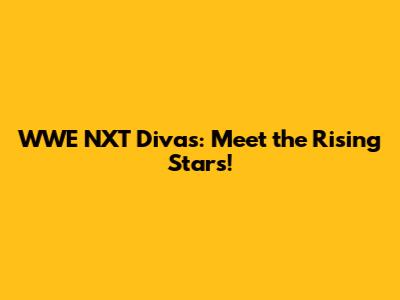WWE NXT Divas: Meet the Rising Stars!